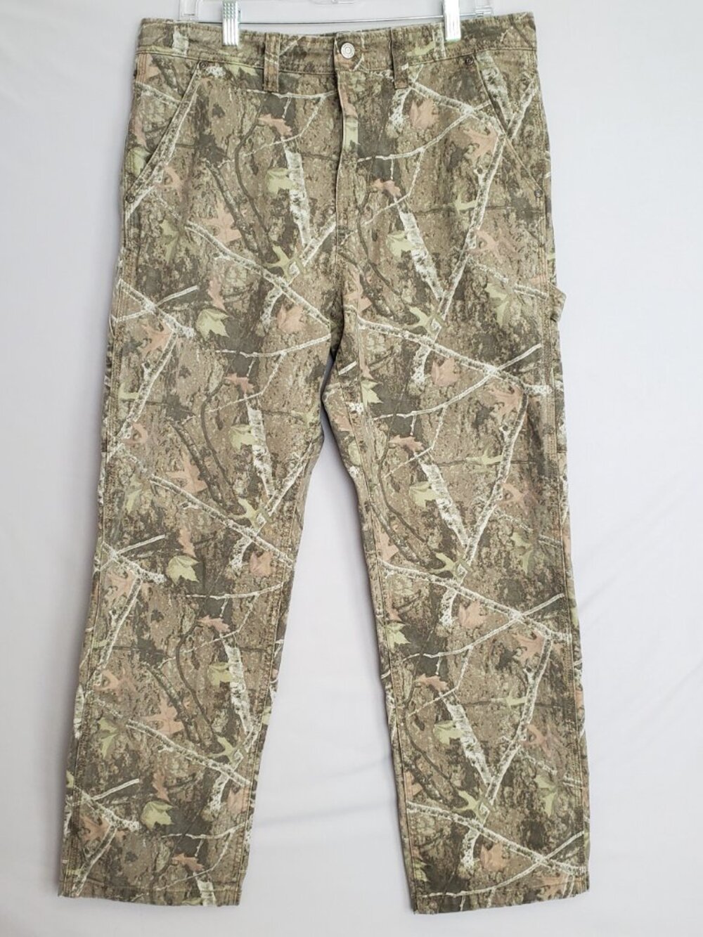 Aeropostale Men Pants Medium Baggy Carpenter Camo Straight Y2K Utility Outdoor